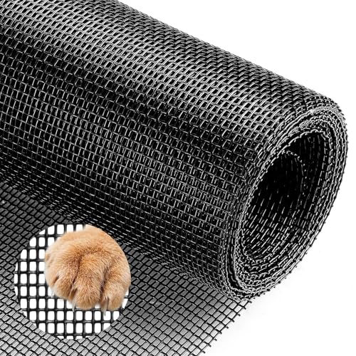 Pet Proof Window Screen Replacements 47.2"X 98.4" Window Screen Roll Door Screen Replacement Mesh Heavy Duty Screens Repair Kit for Sliding Door Patio (Folded Package)