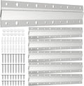 French Cleat Picture Hanger 10inch,Wall Mount Picture Hanger Kit (6 Pairs) - size: 10inch-6Pairs