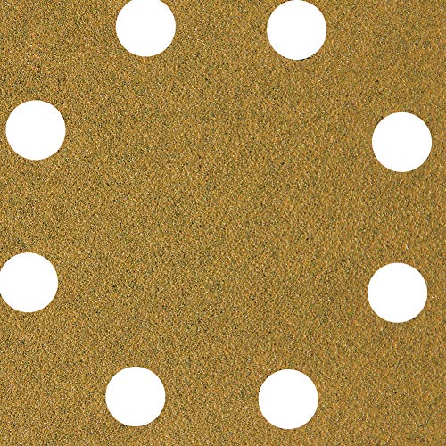 5-Inch 8-Hole Hook and Loop Sanding Discs, Orbital Sander Sandpaper Discs, 100 Pieces Round Sandpaper Set, 80 Grit - size: 80-Grit