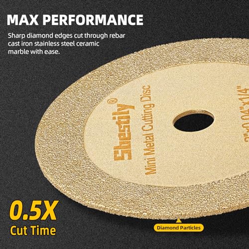 Sbestily 10PC 2 Inch Diamond Cut Off Wheel Drill Metal Cutter Cutting Disc - style: 2 Inch Cutting Wheels 10 Pcs