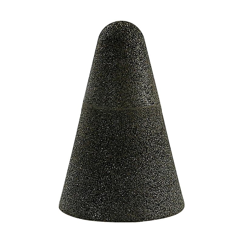 LOZLIN 3PCS Drum Sander Set 60# 100# 180# Cylindrical Diamond Grinding Wheel Polishing Head Abrasive Sanding Grit Angle Grinder Grinding Heads Matching Extensions (Conical) - style: Conical
