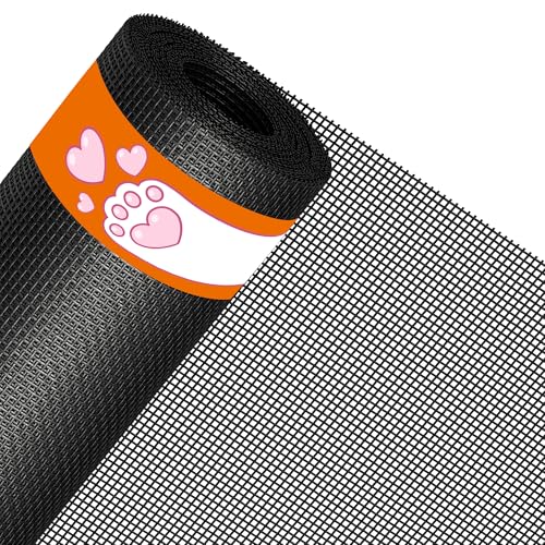MAGZO Pet Proof Window&Door Screen Roll, 36" W x 100', Black - color: Black, size: 36"W x 100'L(Roll)