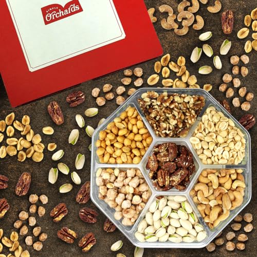 Nuts gift Basket, Mixed Cravings Gourmet Collection - style: Standard Platter