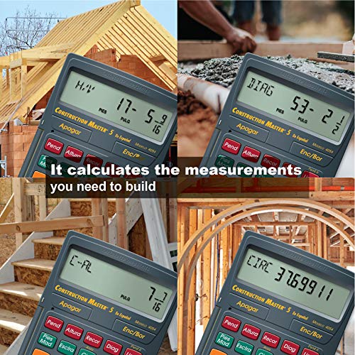 Calculated Industries 4054 Construction Master 5 Calculator - style: CM5 en Espanol