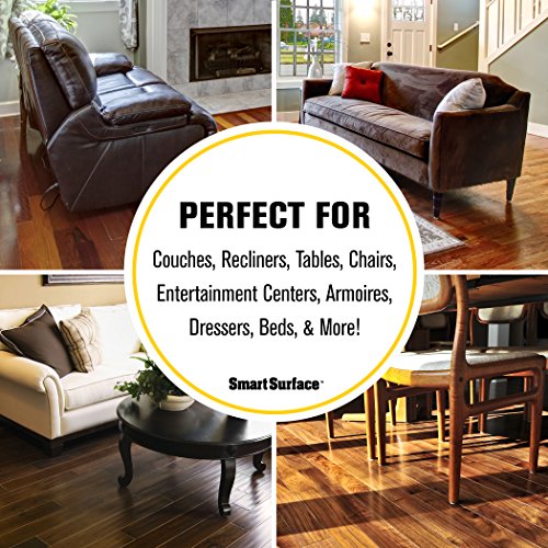 Smart Surface 8827 Heavy Duty Self Adhesive Furniture Felt Pads 1-Inch Round Brown 160-Piece Value Pack in Resealable Bag - color: Brown