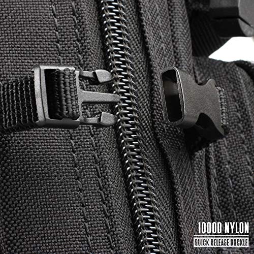 LIVANS Tactical Molle Utility Pouch, EDC Tool Pouch, Small Admin Pouch - color: Black