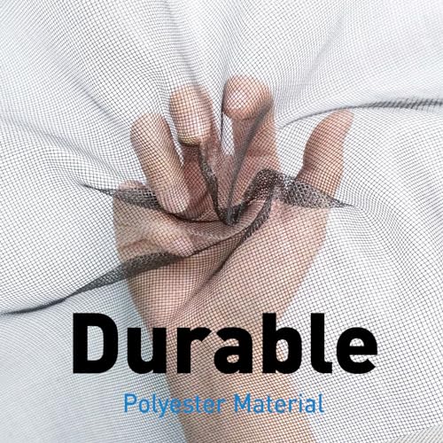 Window Screen Replacement Kit Durable 36" x 90" Polyester Mesh with Tool - color: Gray, size: 36" x 90"