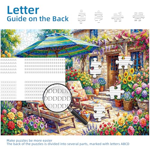 Sweet Summer Time Puzzles for Adults 1000 Pieces, Fun Puzzles - color: Sweet Summertime