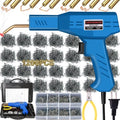 Plastic Welder Kit, 1200PCS Staples, Hot Stapler for Bumper Repair - color: Blue