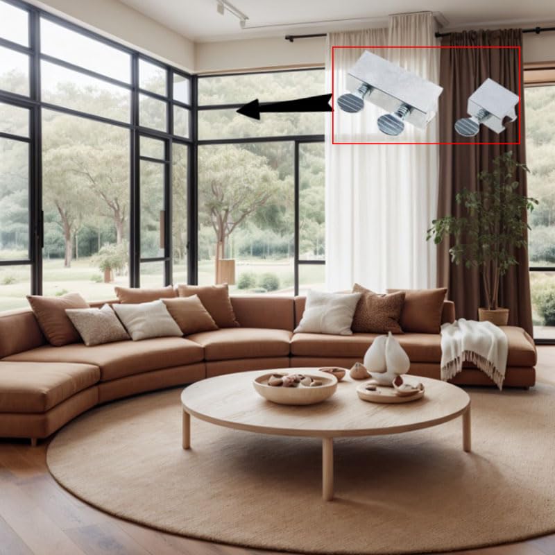 QAZXCDEW-Sliding Window Locks Sliding Window Security Lock Both Specifications are Available,for Sliding Windows（4 Single Holes and 4 Double Holes）-8pcs