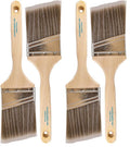 Pro Grade - Paint Brushes - 2Ea 3" Angle Brushes (Pack of 2) - size: 2Ea H 3A (Pack of 2)