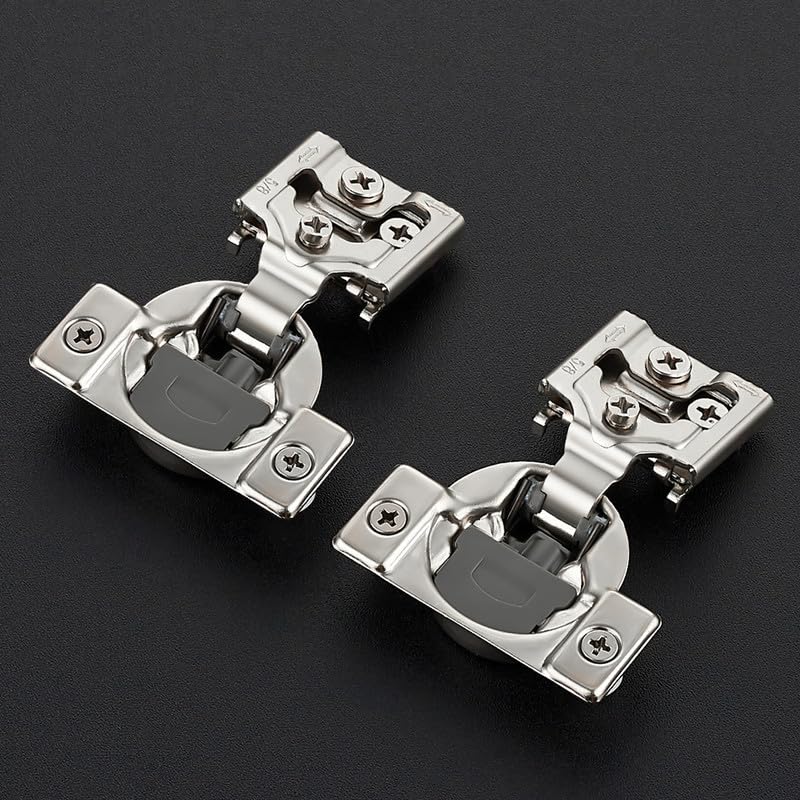 Ravinte 5/8 Inch Overlay Soft Close Hinge Kitchen Cabinet Hinges 10 Pack - size: 5/8 inch Overlay