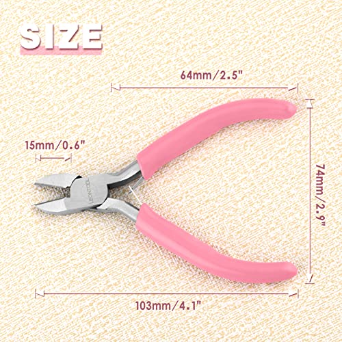 4-Inch Mini Diagonal Cutting Pliers Side Cutters Plier with Spring - style: Diagonal Cutting Pliers