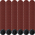 Newwiee 150 Pcs Sanding Disc 2 Inch 60 80 100 120 Grit Die Grinder Convenient Surface Finishing Sanding Disc Fine Medium Coarse Sandpaper for Surface Strip Grind Polish Burr Finish Rust (60 Grit) - size: 60 Grit