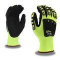 Cordova 7735 OGRE Impact Gloves, Padded Nitrile Coating for Extra Grip, Reinforced Thumb, High-Visibility Work Gloves, Flexible and Comfy, Heavy-Duty, 3X-Large, 1-Pack - size: 3X-Large