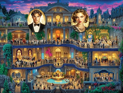 Adult Jigsaw Puzzle Ghosts of Gatsby 1000 Piece - color: Ghosts of Gatsby