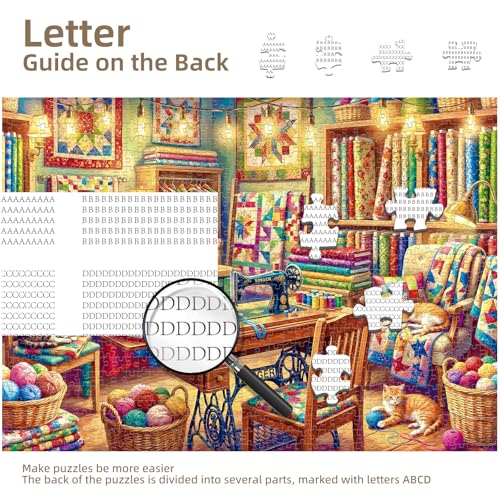 Quilt Sewing Puzzles for Adults 1000 Pieces - color: Quilt Haven