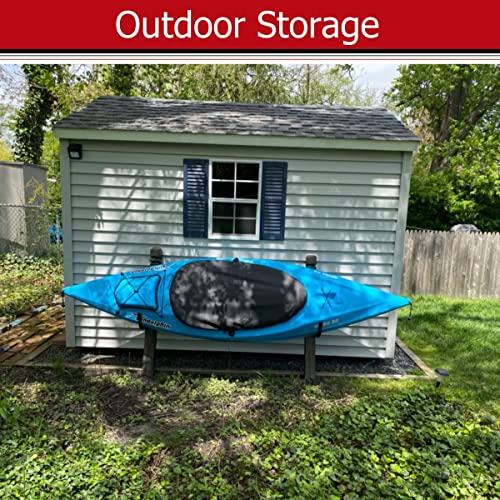 Kayak Storage Hooks, Wall Mount Garage Canoe Storage Hangers for Kayaks or Paddleboards, Heavy Duty Wall Rack - style: Load Capacity 100lbs