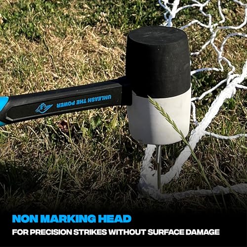 OX 24 oz Rubber Mallet Hammer, Non-Marking Head, Martillo de Goma - size: 24 Ounce