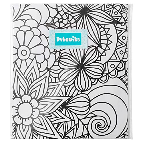 Dvbonike Jumbo Mandala Coloring Poster Giant Flower DIY Drawing Paper Craft - style: Flower No.1
