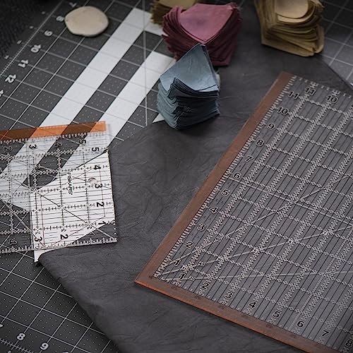 Fiskars 2-Piece Square Sewing Ruler Set, 6.5" x 6.5" and 12.5" x 12.5" - size: 6.5" Sq & 12.5" Sq
