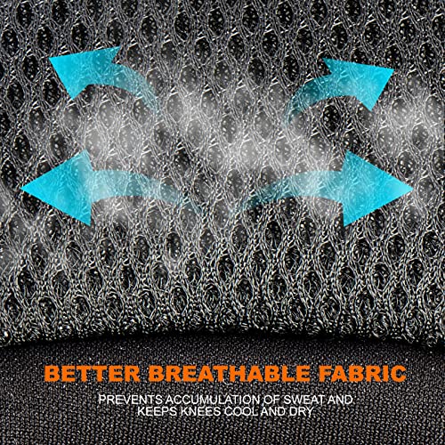 Construction Knee Pads for Men and Women for Cleaning Floors Roofing Gardening,Heavy Duty Support Knee pads with Gel and Thick Foam Cushion and Improved Adjustable Thigh and Shin Straps