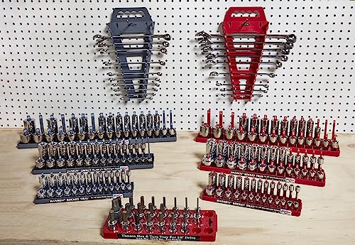 Hansen 9 pc Socket Tray Tool Organizer Pro Pack kit - Includes 1 Each - 92000, 5301, 5302, 50000
