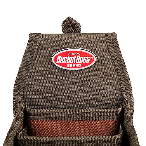 Bucket Boss - Utility Plus Pouch with FlapFit, Pouches - Original Series (54175), Brown - size: (Pack of 1)