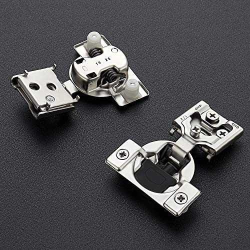 Soft Close Hinges for Kitchen Cabinet Hinges, 1/2 Inch Overlay, 50 Pack - size: 1/2 inch Overlay