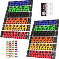 SWANLAKE 36-Piece Socket Organizer, 1/4-Inch x 192 Clips, 3/8-Inch x 180 Clips, 1/2-Inch x 144 Clip, Socket Holder Clip Rail, Drive Sockets Trays for Tool Box Drawer - style: 36 PCS