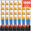 Acrylic Paint Brush Set, 100 Packs / 1000 pcs Nylon Hair Brushes for All Purpose Oil Watercolor Painting Artist Professional Kits - size: 1000pcs-blue