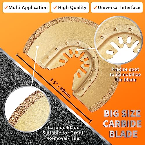 150Pcs Oscillating Saw Blades, Multi-Tool Blades Kit for DeWalt Ryobi