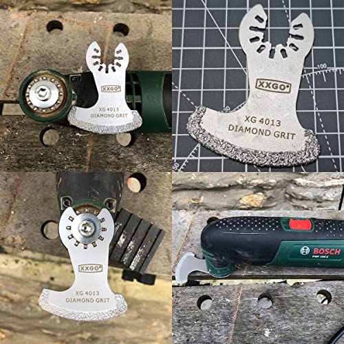 XXGO 6 Pcs Diamond Multi Tool Grout Removal Blade XG6002D - size: 6 PCS