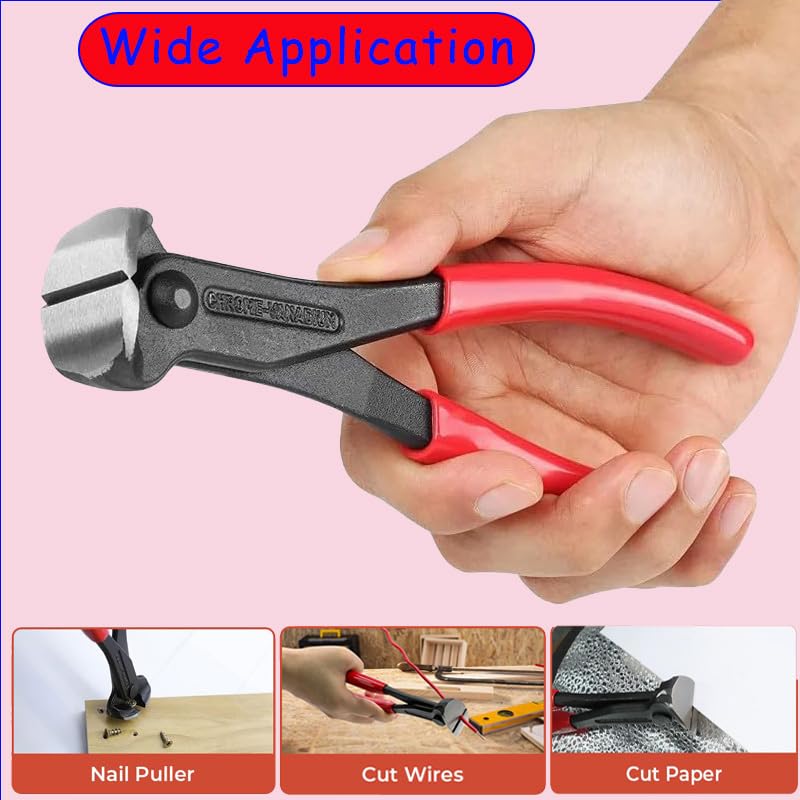 Upholstery Staple Remover Tack Puller Nail Remover Tool Set Nail Puller Plier, Staple Puller, Tack Lifter, Fastener Remover, for Furniture Floor Wall Wooden Case Car Photo Frame (2 pcs) - style: Style3