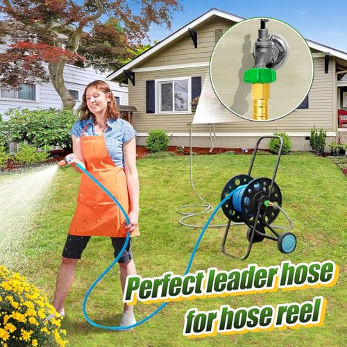 Female to Female Leader Hose for Hoses Reel, 15ft - size: 15ft