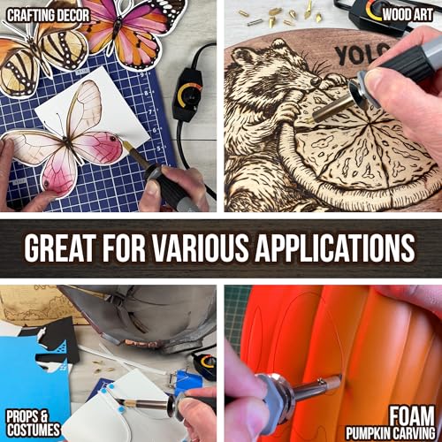 ArtSkills Wood Burning Tool Kit 16 Piece Adjustable Temp Wood Burning Pen