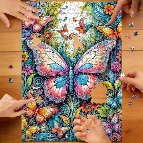 Butterfly Puzzles for Adults 1000 Pieces - color: Dreamy Butterfly