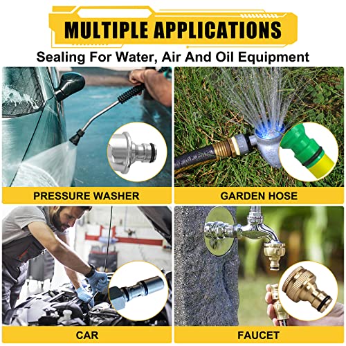 780PCS 18 Sizes Rubber O Ring Assortment Kit with 180° Pick & Hook Tool - size: 780PCS
