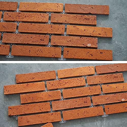 JINYO 10mm 3/8 inch 100pcs Bricklaying Spacer Stone Wall Spacer Brick laying Clips White Black Green Blue colorful Brick Wall Spacer Masory Paving Spacer Mortar Bricklaying Tile Brick Jointing Spacer - color: White