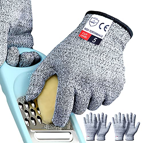 Cutting Gloves, 2 Pairs Cut Resistant Gloves, Cut Proof Gloves Kitchen - size: Small, style: Original