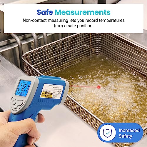 Etekcity Infrared Thermometer Laser Temperature Gun 774, Blue - color: Blue, style: Classic