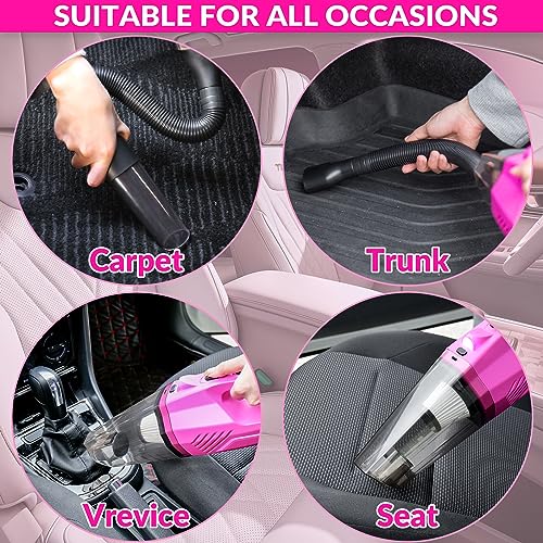 ThinkLearn Car Cleaning Kit with High Power Car Vacuum Detailing Kit