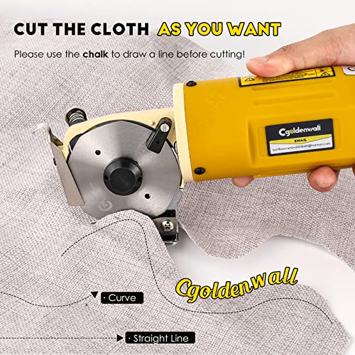 Electric Rotary Fabric Carpet Cutter heavy duty 1"Cutting Thickness 110V