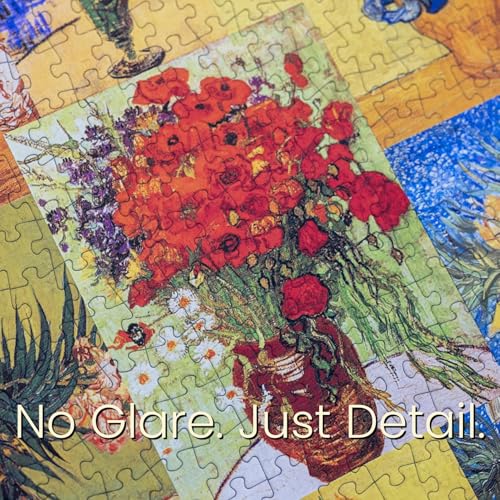 A Symphony of Blooms Fine Art Puzzle, Premium 1000 Piece Jigsaw Puzzle for Adults, Glare-Free, Soft-Touch Puzzles, Made in USA, 26.6" x 19.25" - color: Van Gogh: a Symphony of Blooms