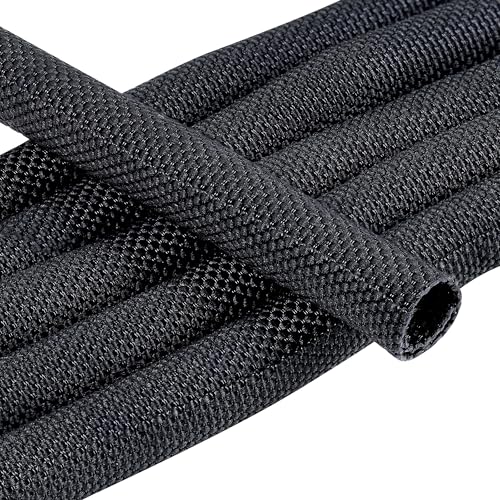 Automotive Mesh Woven Wire Sheathing Split Wire Loom 5/16"-18ft - style: 5/16" - 18 Feet