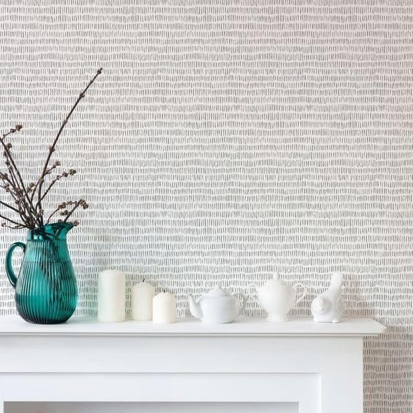 Main Street Peel and Stick Wallpaper Eco-Friendly Sheets 12 Pack, 11 X 16 Inch Silver Weave Design, Wall Mural for Home Decor, Removable Wall Decor Wallpaper Peel and Stick for DIY Projects - style: Silver Weave