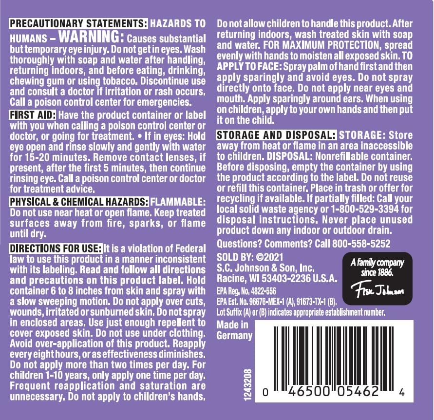 OFF! Clean Feel Misting Insect & Mosquito Repellent Bug Spray, 6 oz - size: 6 Ounce (Pack of 1)