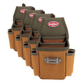 Bucket Boss - Utility Plus Pouch with FlapFit, Pouches - Original Series (54175), Brown - size: (Pack of 4)
