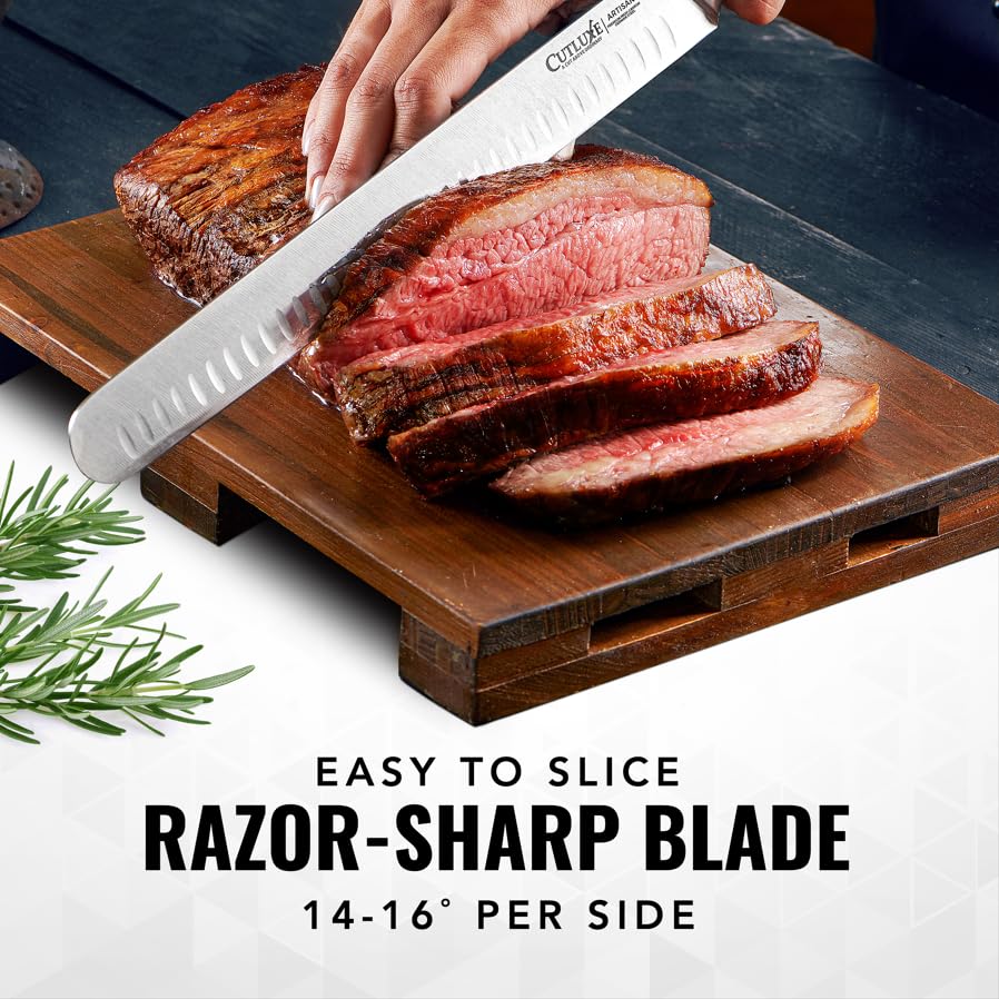 Cutluxe Brisket Knife, 12" Carving & Slicing Knife for Meat & BBQ - size: Brisket Knife