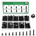 168 Pcs M4 Phillips Pan Head Machine Screws Kit for Switch Boxes - size: 168Pcs M4*6/8/10/12/14/16/18/20/25/30mm-Pan